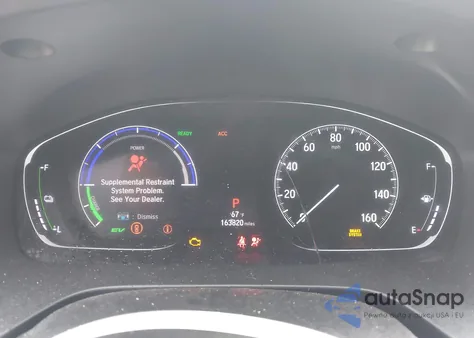 2021 Honda Insight Touring z USA, uszkodzony, nr VIN 19XZE4F91ME006392